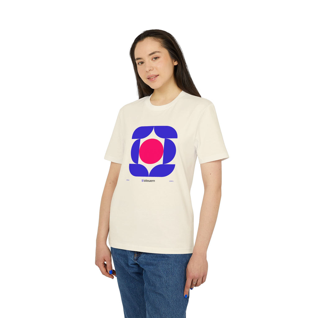 T-Shirt | BS-TS02, Champagner/Weiß