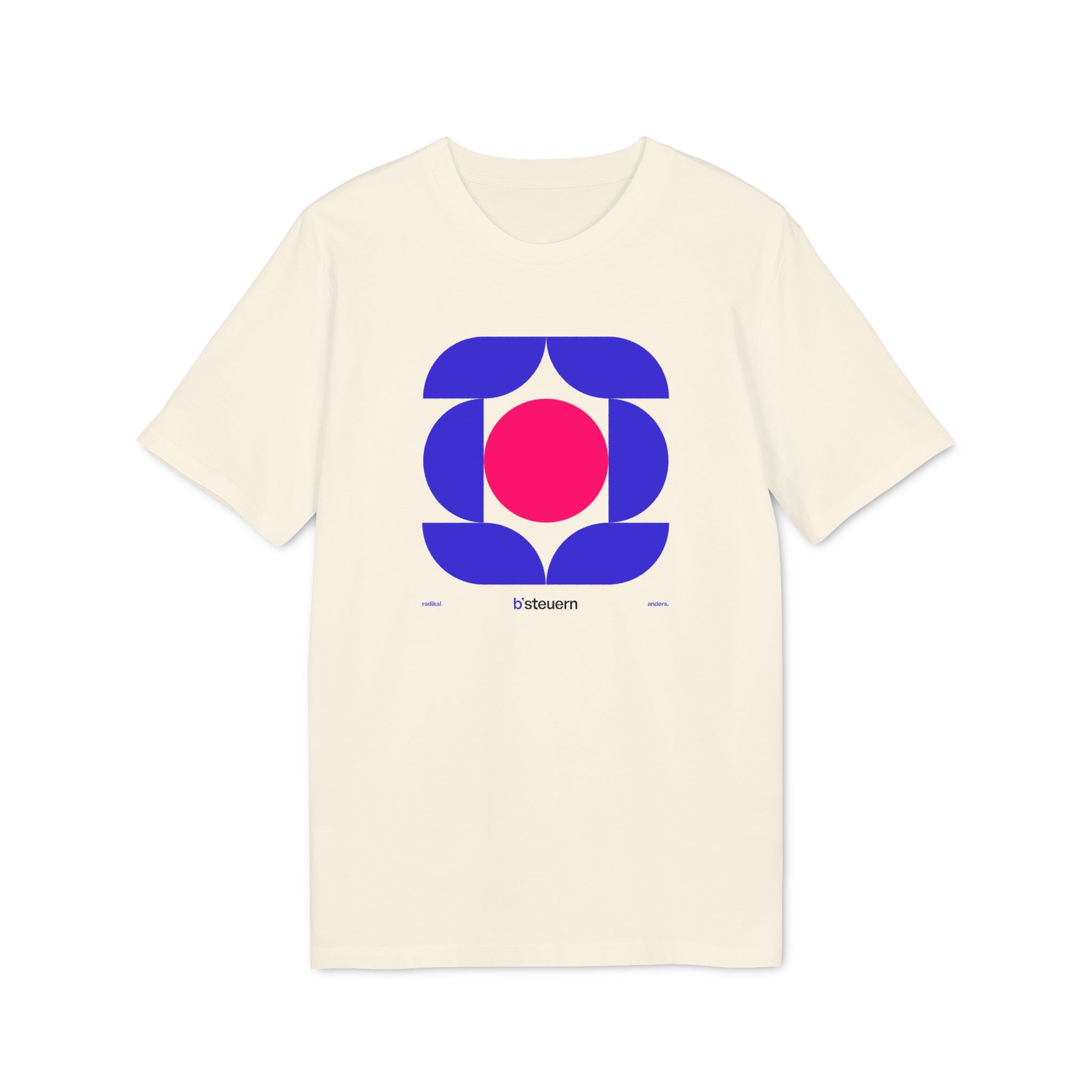T-Shirt | BS-TS02, Champagner/Weiß
