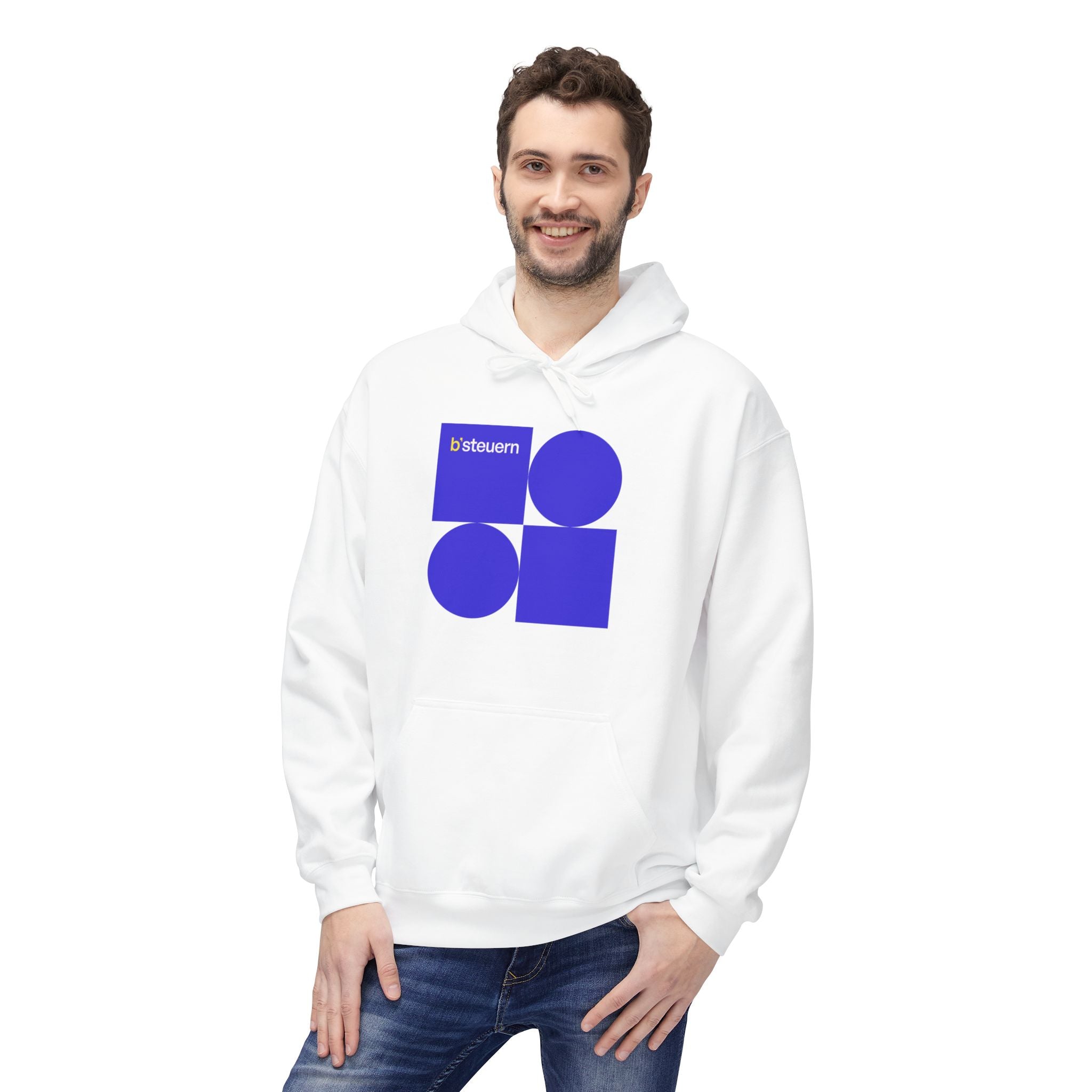 Hoodie | BS-H06, Turquoise/White