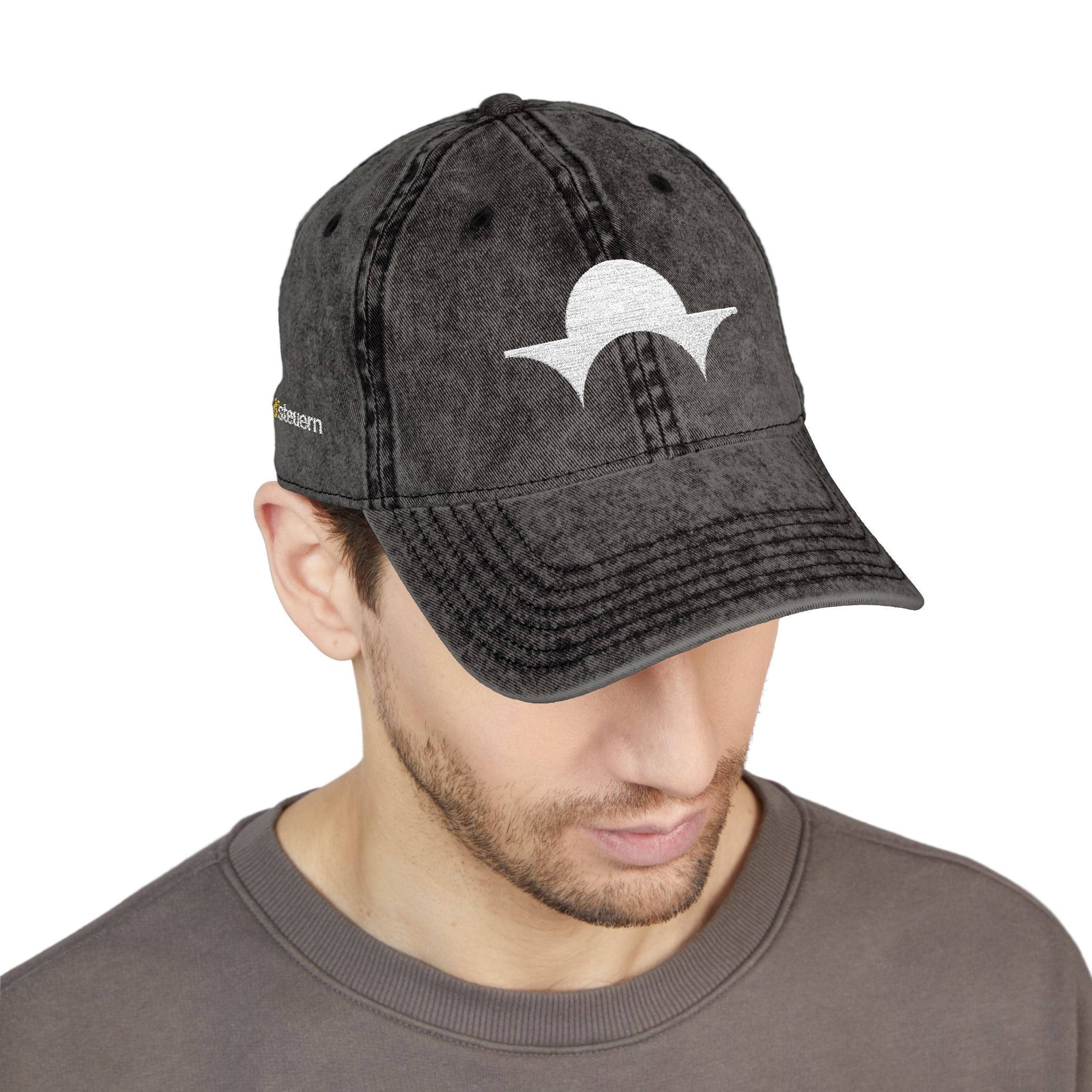 Cap | Vintage Embroidered | BS-C01, Black