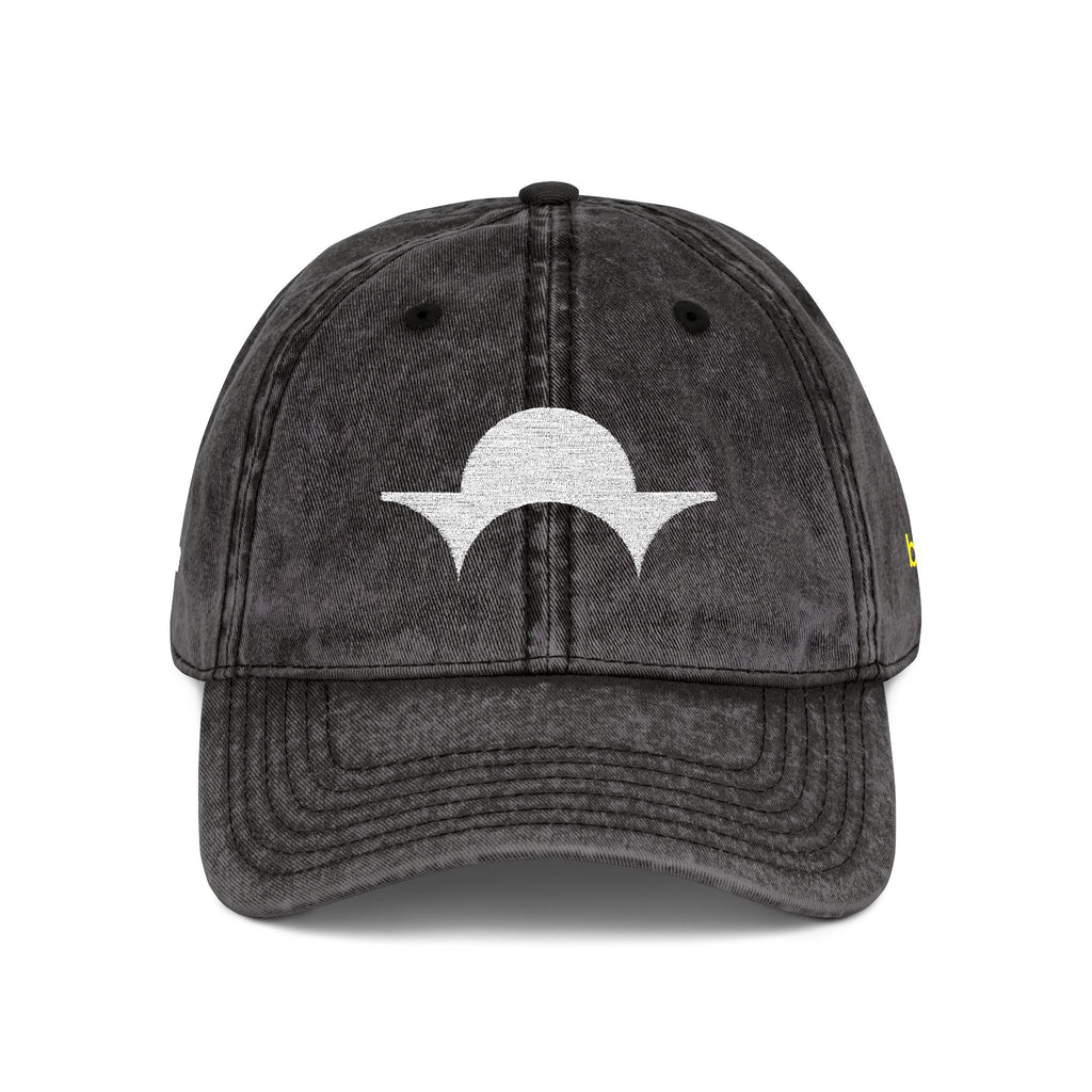 Cap | Vintage Embroidered | BS-C01, Black
