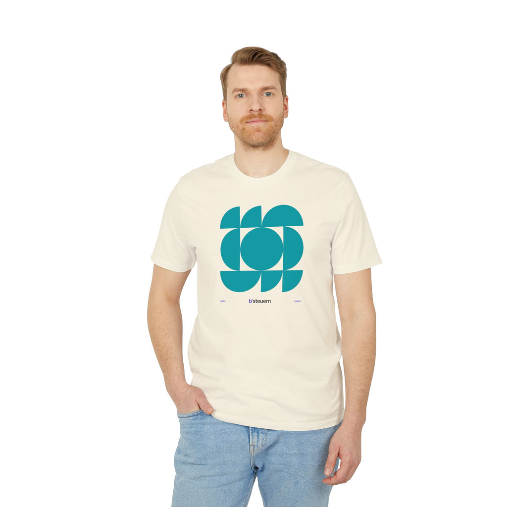 T-Shirt | BS-TS01, Champagner/Weiß
