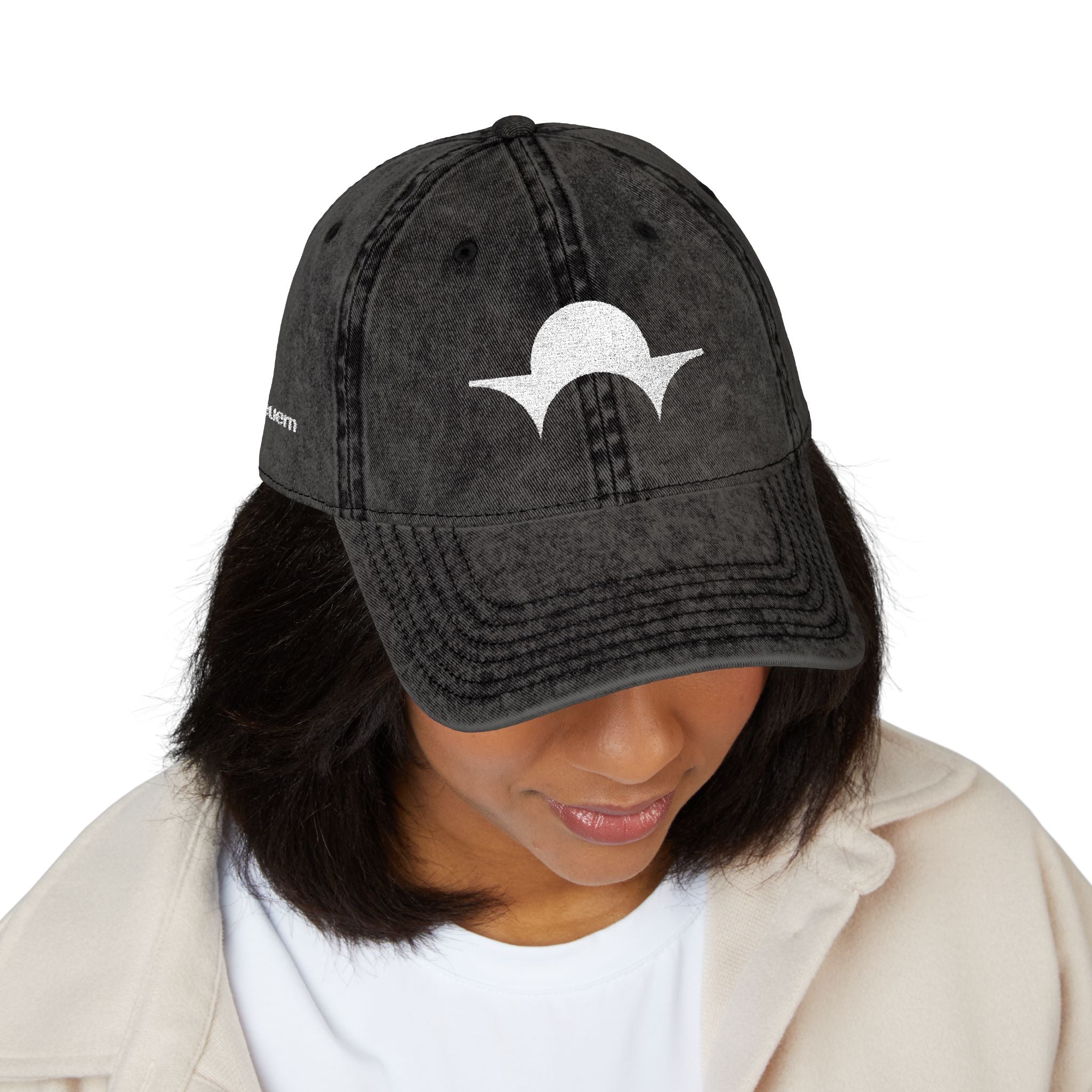 Cap | Vintage Embroidered | BS-C01, Black