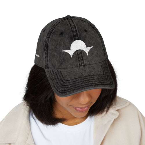 Cap | Vintage Embroidered | BS-C01, Black